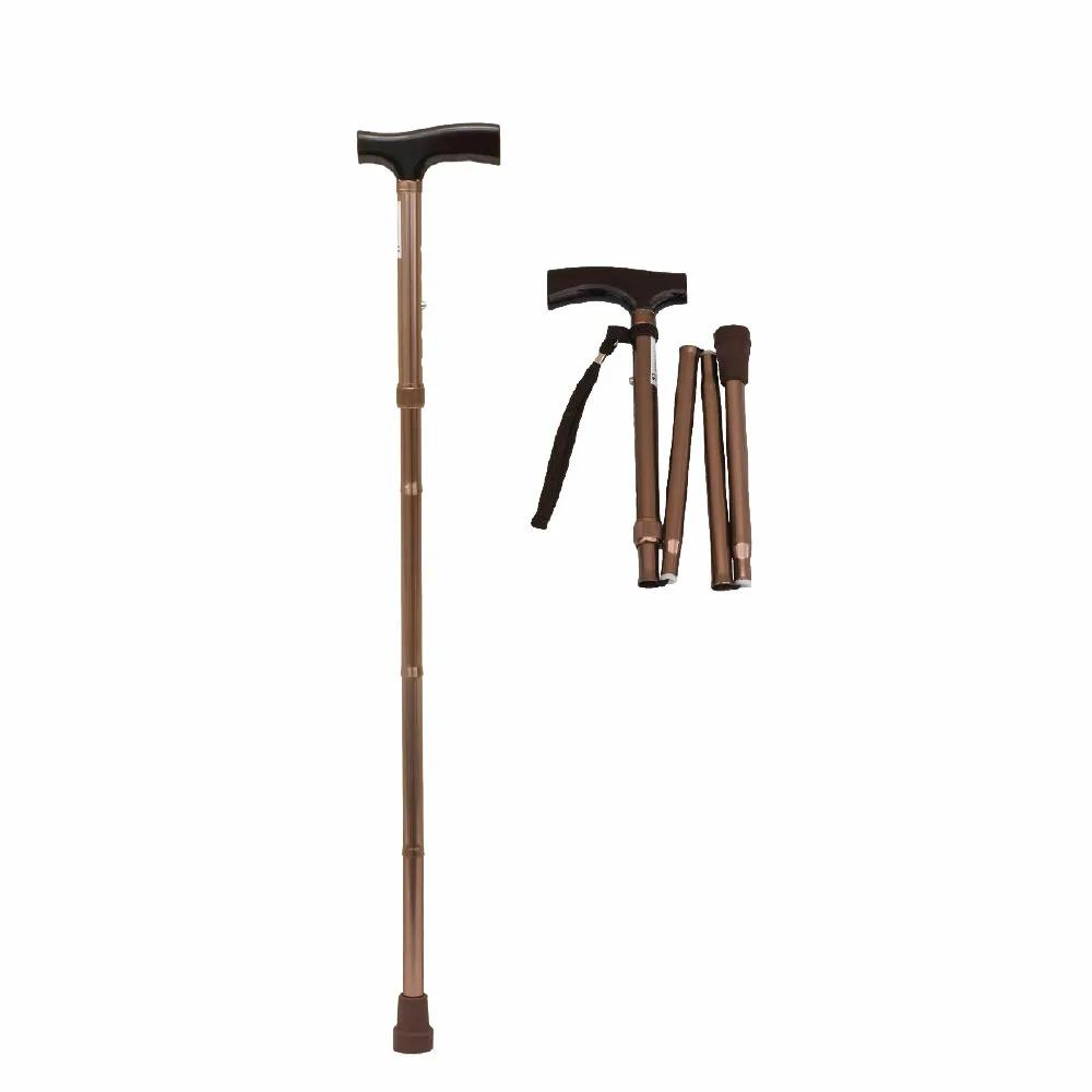 Μπαστούνι Αλουμινίου Μπρονζέ Σπαστό