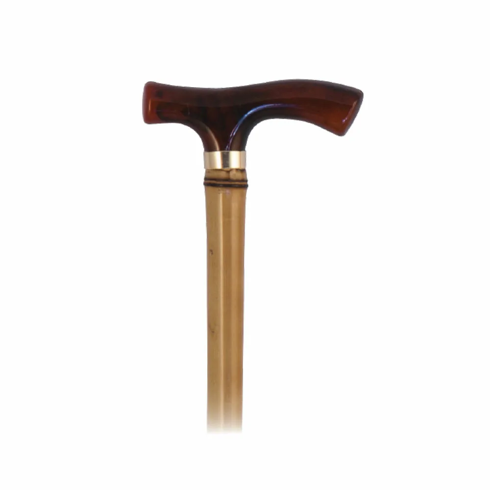 Μπαστούνι Bamboo με Κοκάλινη Λαβή