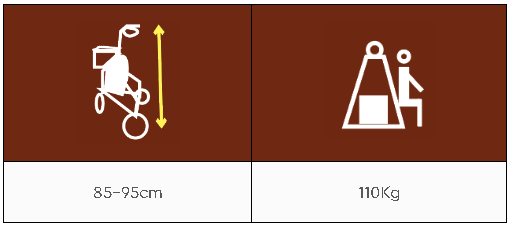 Περιπατητήρας Τρίτροχος Rollator 2 diastasis 10