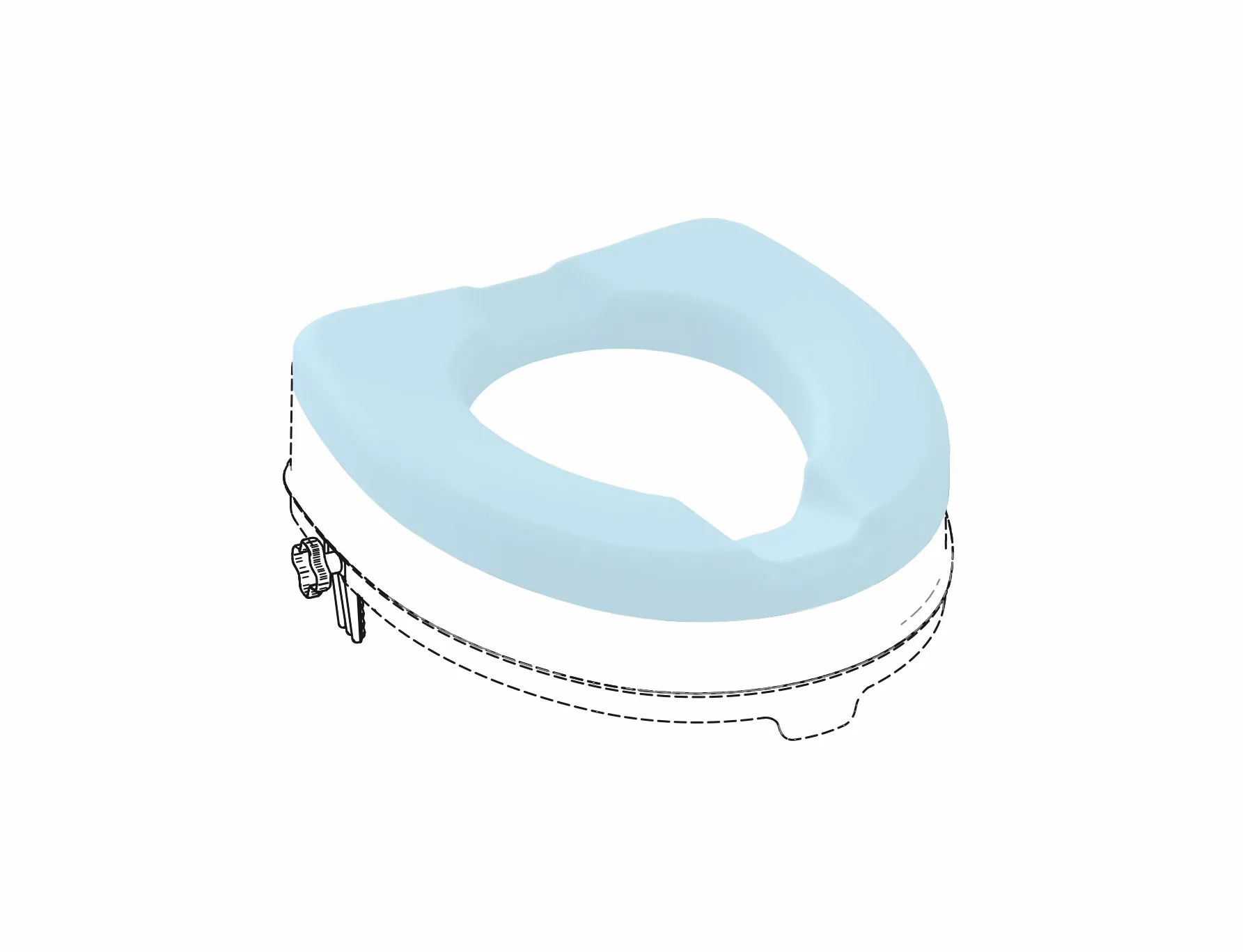 Μαλακό Μαξιλάρι Ανυψωτικού Τουαλέτας