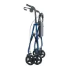 Περιπατητήρας Μπλέ Τροχήλατος Rollator