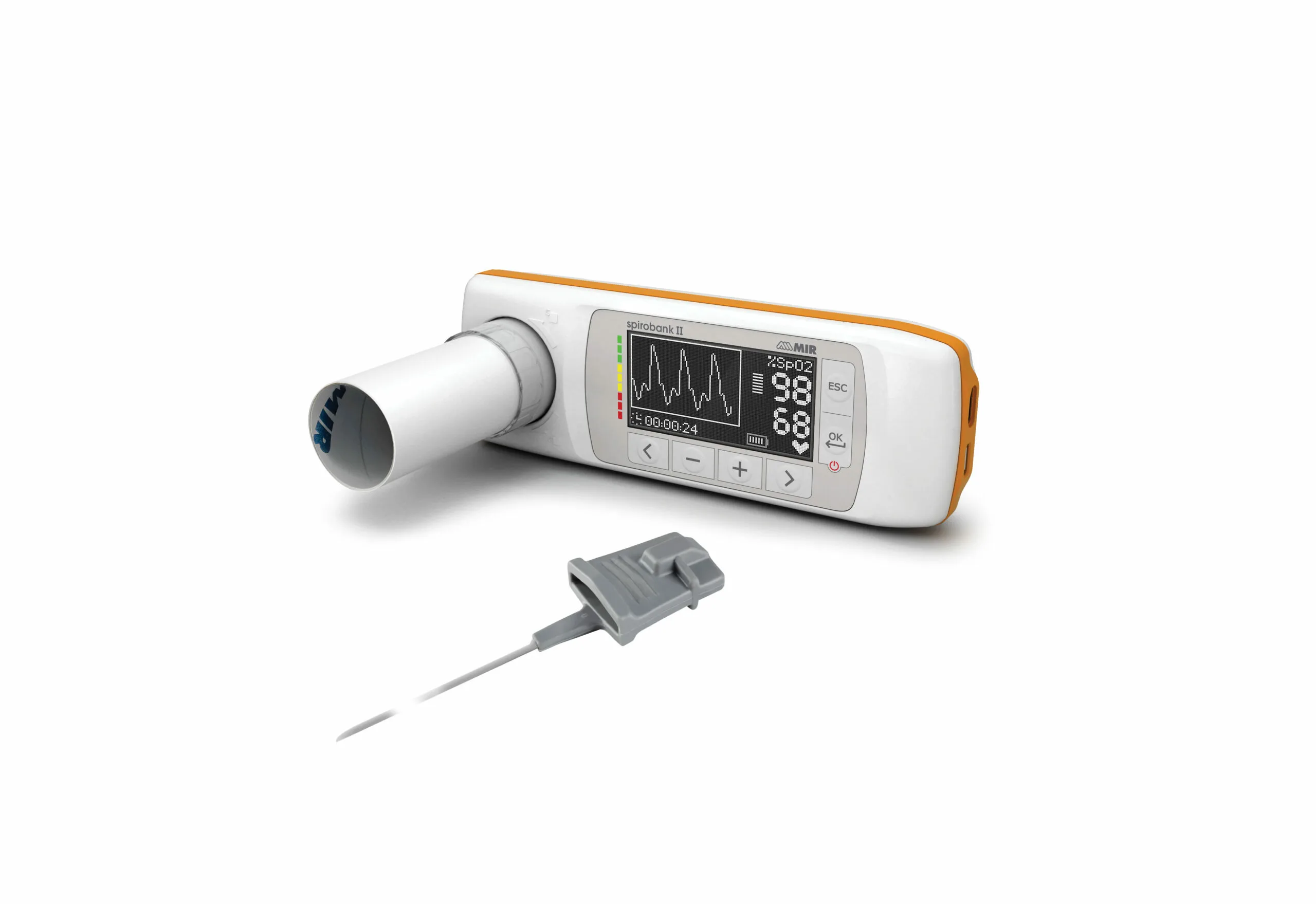 Σπιρόμετρο Φορητό Spirobank II με FlowMir* & Οξύμετρο