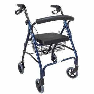 Περιπατητήρας Μπλέ Τροχήλατος Rollator
