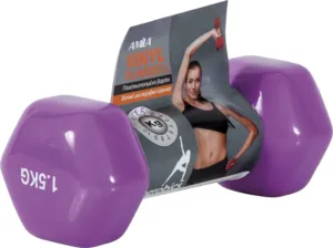 Βαράκι Vinyl Dumbbell Amila 1,5kg