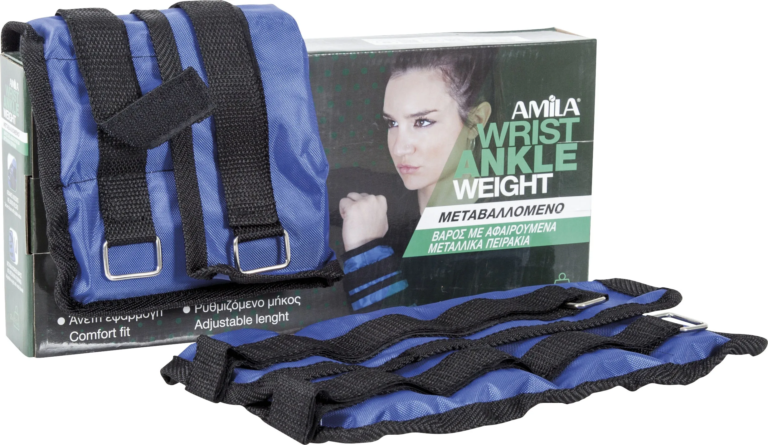 Βάρη Άκρων Καμβάς Προσθαφαιρούμενα 2×2,00kg Amila