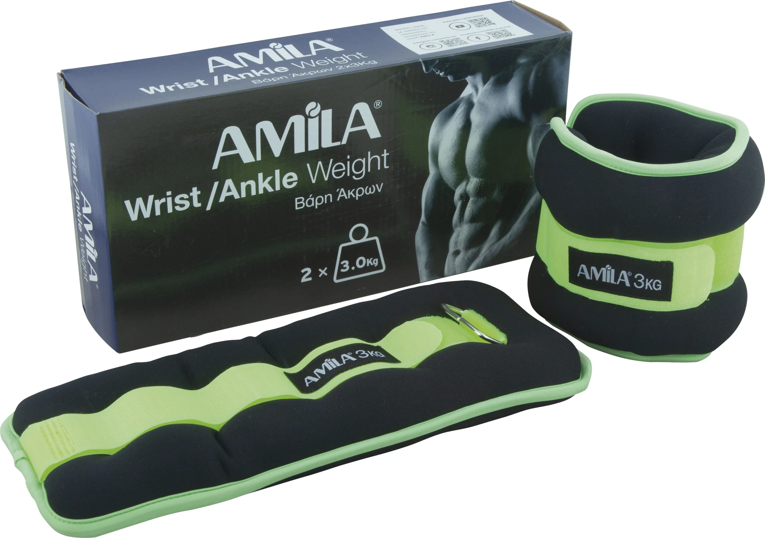 Βάρη Άκρων Neoprene 2x3,00kg Amila