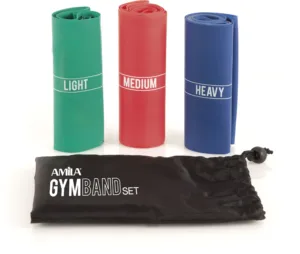 Λάστιχα Αντίστασης Σετ 3 τεμάχια Amila GymBand Λάστιχα Αντίστασης Σετ 3 τεμάχια Amila GymBand