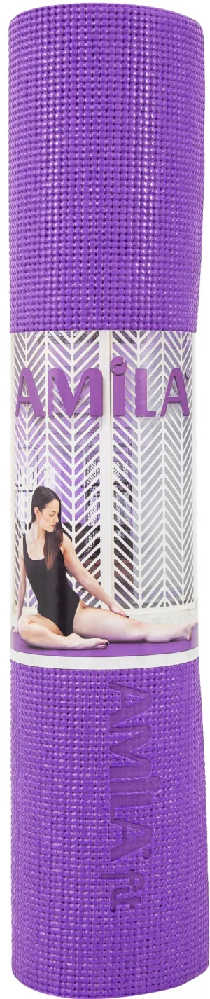 Στρώμα Γυμναστικής - Yoga 6mm Μωβ Amila