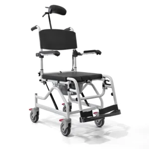 Αναπηρικό Αμαξίδιο Αλουμινίου Τροχήλατο, Αδιάβροχο με WC