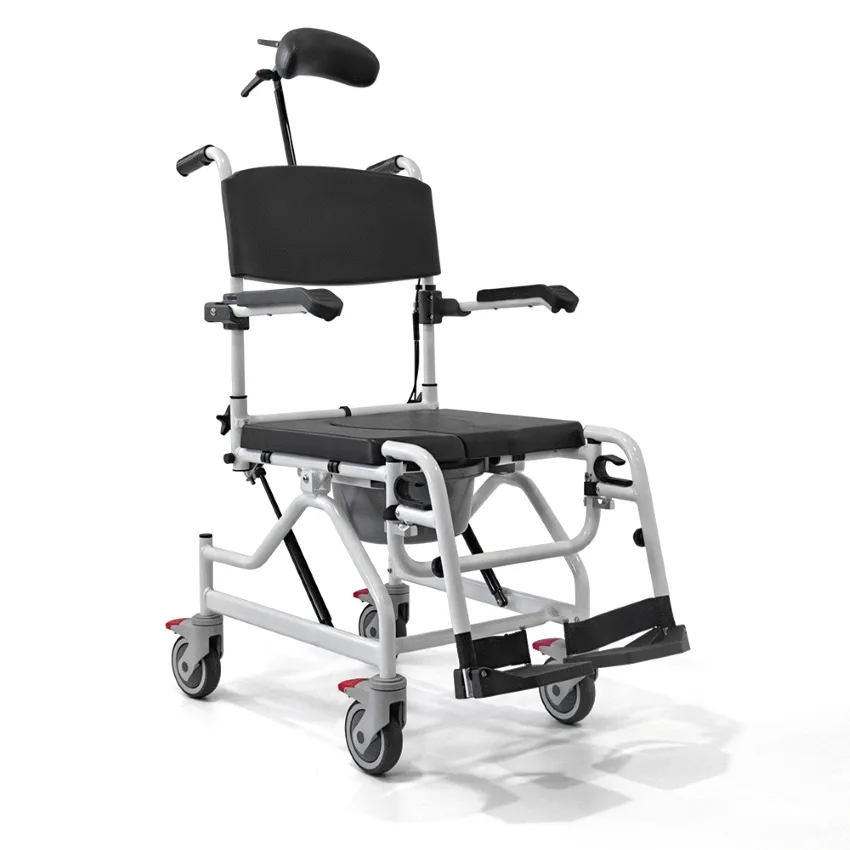 Αναπηρικό Αμαξίδιο Αλουμινίου Τροχήλατο, Αδιάβροχο με WC