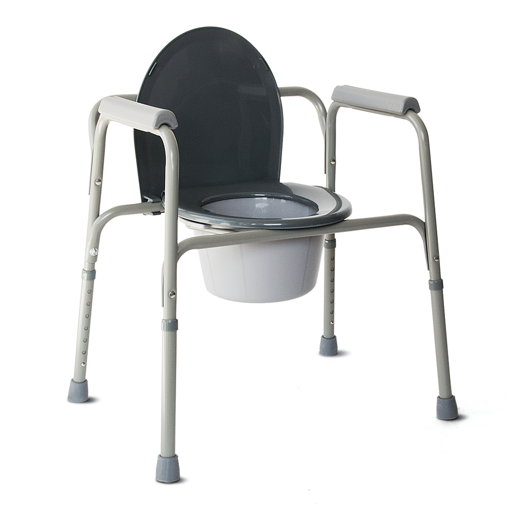 Καρέκλα με Δοχείο WC "POWDER COATED"