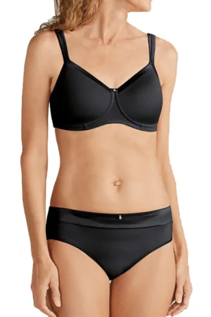 Στηθόδεσμος Μαστεκτομής "Lara Satin SB Μαύρο"