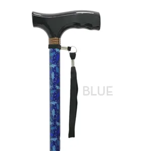 Μπαστούνι Ρυθμιζόμενου Ύψους "COLORED" BLUE