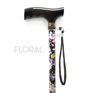 Μπαστούνι Ρυθμιζόμενου Ύψους "COLORED" FLORAL