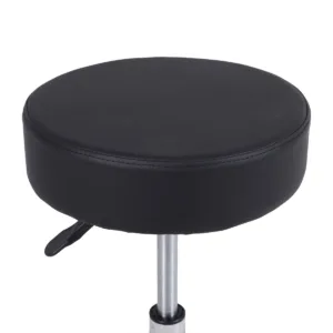 Τροχήλατο Σκαμπό Ρυθμιζόμενου Ύψους – Μαύρο