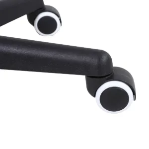 Τροχήλατο Σκαμπό Ρυθμιζόμενου Ύψους – Μαύρο