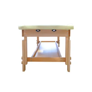 Ξύλινο Κρεβάτι Μασάζ– Μπεζ (πλάτος 70cm)