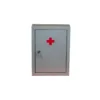 Επιτοίχιο μεταλλικό κουτί Α’ βοηθειών με ένα ράφι και κλειδαριά