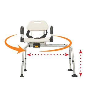 Περιστρεφόμενο κάθισμα μεταφοράς μπανιέρας 360°