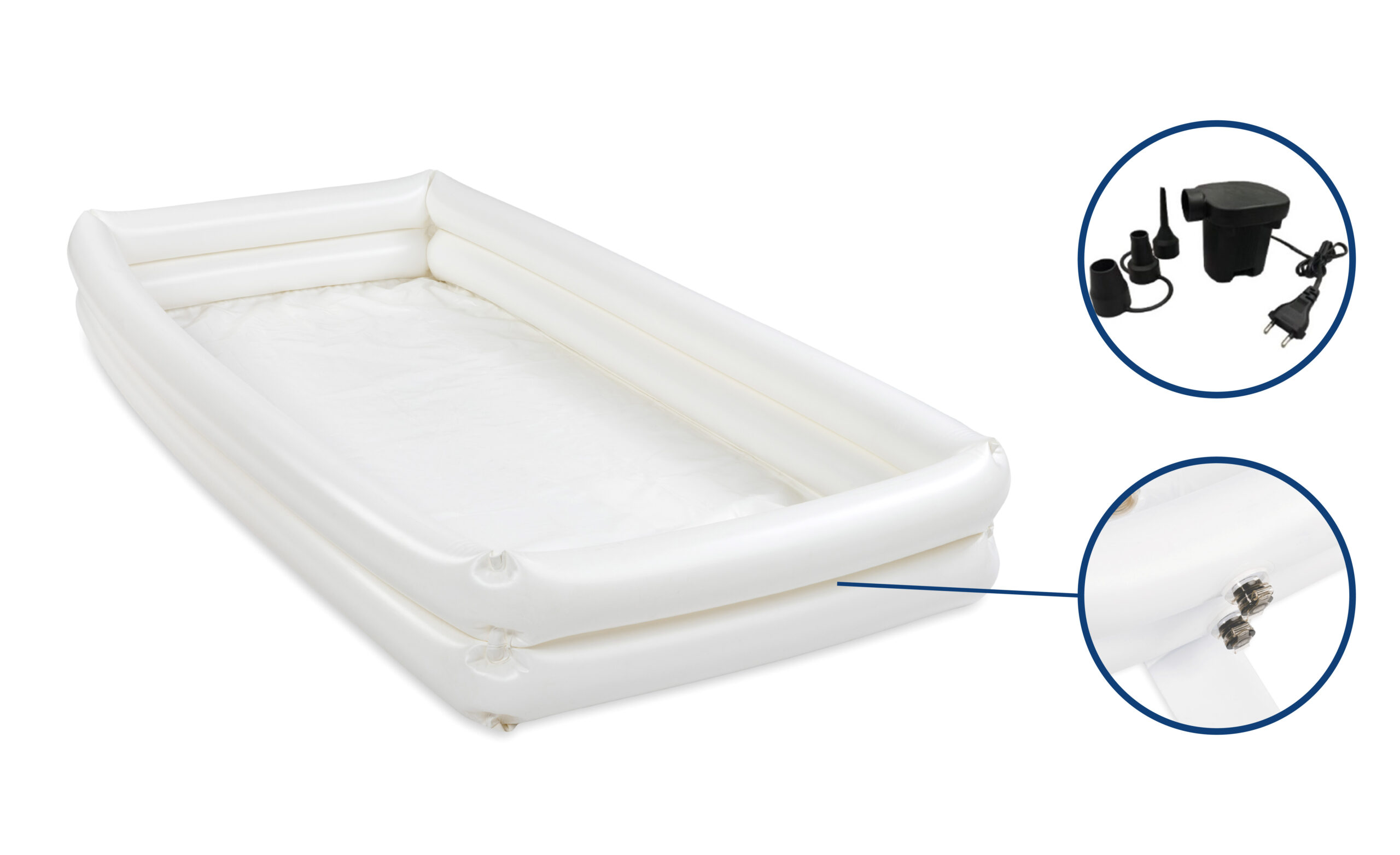 Φουσκωτή Μπανιερά Με Ηλεκτρική Αντλία