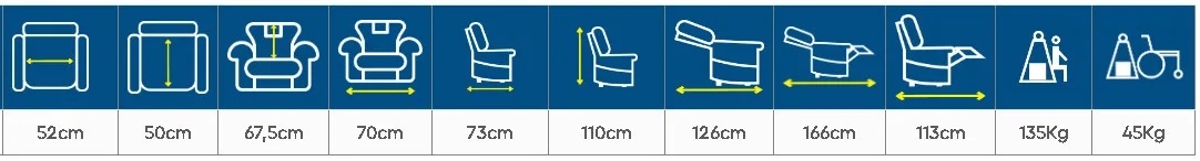 Ανακλινόμενη πολυθρόνα Cloud I 3 Screenshot 98