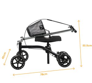 Περιπατητήρας Rollator με υποστήριξη γόνατος “STROLLY”